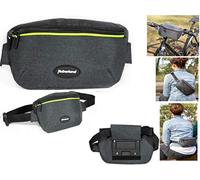 Haberland Klickfix Sacoche Banane pour vélo Anthracite/Jaune