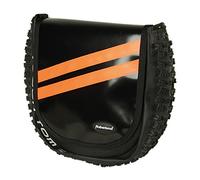 Haberland Sacoche de Guidon Drive, Mixte, Drive, Noir/Orange, 23 x 25 x 11 cm