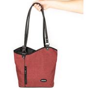 Haberland Unisexe Sac de guidon LKF13240X Melanie en rouge (Taille : One Size)