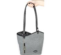 Haberland Unisexe Sac de guidon LKF13270A Melanie en gris (Taille : One Size)