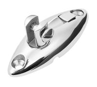 HABHYUDP Charnière de Pont siège Montagne rotative en Acier Inoxydable, Accessoires quincaillerie Yacht Capricorn Poli Miroir taquets pour Bateaux taquets d'amarrage pour batea(81mm)