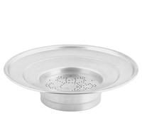 HABI 475 Passoire en Aluminium de roulée, 30 cm, métal, Argent, 30 cm