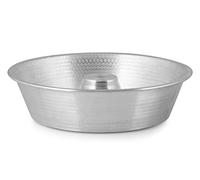 HABI Forme Conique Lisse Aluminium avec cône 30 cm, Gris, 30 cm