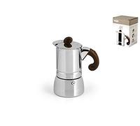 HABI Home Lili Caffè Oro, cafétière 2 Tasses, INOX
