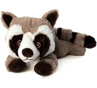 Habibi Coussin chauffant en peluche en forme d'ours laveur, chauffant pour micro-ondes et four