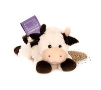 Habibi Coussin chauffant peluche bébé garni millet vache