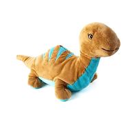 Habibi Plush Classic - 1869 Dinosaure Baby - Peluche chauffante avec garnissage en grains de millet, à réchauffer au micro-ondes/four