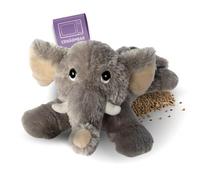 Habibi Plush Classic - 1872 Éléphant Gris - Doudou Chauffant en Graines de Millet - Chauffe Micro-Ondes/Four