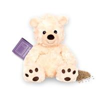 Habibi Plush Coussin chaud en forme d'ours en peluche Compatible micro-ondes