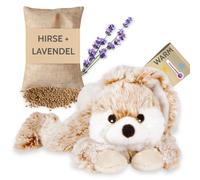 Habibi Plush Peluche thermique lapin adaptée au micro-ondes