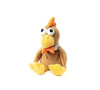 Habibi Plush Premium - 1951 Poulet Chicky avec Coussin Grains Amovible - Bouillotte Chauffante / Coussin Chauffant au Micro-Ondes / Four