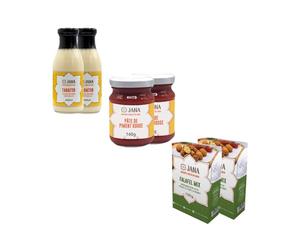 Habibi Trio : 2 Falafels 2x150g + 2 Sauces Tarator 2x245ml + 2 Pates de Piment Rouge 2x150g - Liban