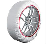 HABILL-AUTO Chaussettes Neige en Acier, Compatibles avec Voiture, Camionnette, SUV, Pick-up, Motocyclette, ATV, UTV, Motoneige, Tracteur, Camion, Autobus, Semi-remorque, Taille 265 mm