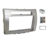 Habillage Autoradio 2-DIN Pour Toyota Corolla Verso 2004 - 2009 Argent