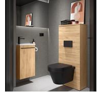 HABILLAGE BATI SUPPORT WC UNIT Couleur Chêne africain