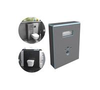 Habillage bati support Wedi I Board avec revetement Wedi I Board top concrete gris