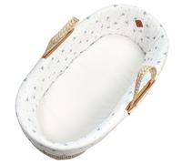 Habillage couffin gaze de coton bleuet