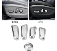 Habillage de bouton de réglage de siège, résistance à l'abrasion du pont Bonne durabilité Décoration Fermeture Utilisation facile pour l'extérieur de la voiture