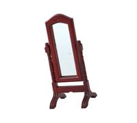 Habillage de chambre à coucher en verre à l'échelle 1/12 - Meubles miniatures pour décoration de scène créative - Accessoire de modèle