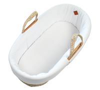 Habillage de couffin en gaze de coton jeanne blanc TU
