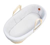 Habillage de couffin en gaze de coton jeanne gris clair TU