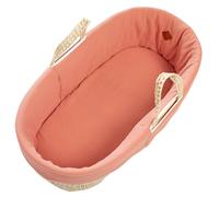 Habillage de couffin en gaze de coton jeanne terracotta TU