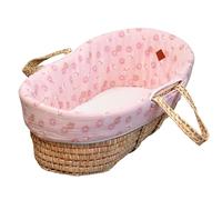 Habillage de couffin gaze coton rosella