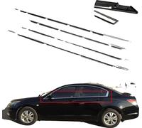 Habillage de fenêtre d'étanchéité aux intempéries, plastique ABS, couleur chrome, convient à la Honda Accord 2008-2012, avant/gauche/droite/arrière, 100% tout neuf