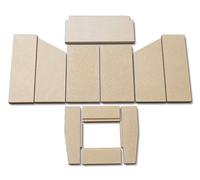 kaminXpert Habillage de foyer B pour poêles à cheminée Hark Alero 2 – Kit de plaques