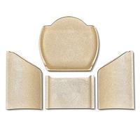 Habillage de foyer pour poêles à cheminée 690T Style de Contura - vermiculite - 4 pièces