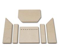 Habillage de foyer pour poêles à cheminée Adelaide de Fireplace plaques kit