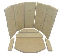 Habillage de foyer pour poêles à cheminée Lyon de Fireplace plaques kit