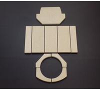 Habillage de foyer pour poêles à cheminée Solo de Dan Skan plaques kit