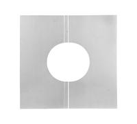 Habillage de plafond 0 degrés en deux parties - double paroi - TEC-DW-Classic et TEC-DW-SILVER 225 mm
