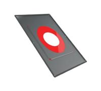 Habillage de plafond 21°-40° deux parties - double paroi - TEC-DW-Classic 160mm