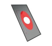 Habillage de plafond 41°-55° deux parties - double paroi - TEC-DW-Classic 180mm