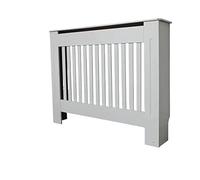 Habillage de Radiateur Radiateur À Lattes Moderne En Bois, Mural MDF Blanc For Salon, Chambre Coucher, Cuisine(M)