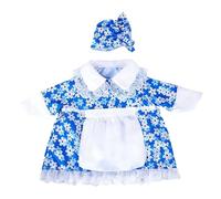 Habillage d'Oie Printemps Porche - Robe Pastorale De Printemps Avec Un Chapeau De 58 Centimètres De Longueur | Tenues Pour Oie En Béton - Pour Anniversaire Noël Thanksgiving Fête de Vacances Patio Jar