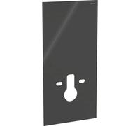 Habillage frontal Geberit pour le module sanitaire Geberit Monolith pour WC suspendu, 101cm, largeur de fixation WC 18 et 23cm, 242530SJ1, Couleur: Verre Noir - CM