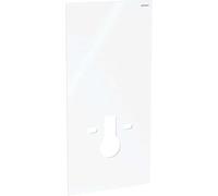 Habillage frontal Geberit pour le module sanitaire Geberit Monolith pour WC suspendu, 101cm, largeur de fixation WC 18 et 23cm, 242530SI1, Couleur: Verre Blanc - CM