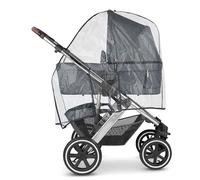Habillage de Pluie ABC Design - Habillage Pluie pour Poussettes Compactes - Imperméable - Protection contre Pluie et Vent - Montage Facile - Sans polluants - Couleur : transparent