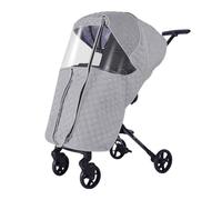 Habillage Pluie pour Poussette, Housse de Poussette Landau Hiver Coupe-vent Imperméable, Housse de Pluie pour Poussette Bébé, Capote de Pluie Poussette avec Fenêtre Transparente et Porte à Glissière