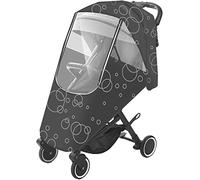 Habillage Pluie Poussette Bébé Housse de Pluie Poussette Universelle Protège Pluie Vent Poussière Cape de Pluie pour Landau Imperméable Capot de Protection Pluie avec Bonne Circulation l'air,Noir