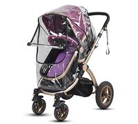 Habillage Pluie Poussette Habillage Imperméable Universel Poussette Protection Pluie et Vent,avec conception de fenêtre à glissière Housse Pluie Confort pour Landau de Bébé
