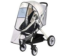 Habillage Pluie Universel pour Poussette, Ultimate Imperméable Poussette Protection Pluie et Vent pour Poussette Housse de Pluie Cosy pour Poussette et Landeau, Bonne circulation de l’air