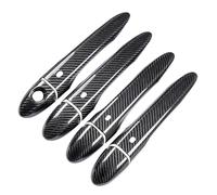 Habillage Poignée Auto Compatible Avec Maserati Pour Quattroporte 2013-2017 Décoration De Garniture Couvercle Poignée Porte Extérieure En Fiber Carbone