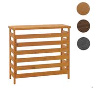 Habillage pour climatiseur/échangeur thermique HWC-Q15 cache en bois certifié MVG 78 x 84 x 32 cm ~ couleur naturelle