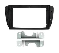 Habillage Tableau de Bord Cadre Façade 9 Pouces Autoradio pour Seat pour Ibiza 6j 2009-2013 Kit D'installation avec Panneau Stéréo Et Câble d'alimentation 16 Broches CANBUS(Frame)