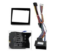 Habillage Tableau de Bord Cadre Façade 9 Pouces Autoradio pour Seat pour Ibiza 6j 2009-2013 Kit D'installation avec Panneau Stéréo Et Câble d'alimentation 16 Broches CANBUS(Cable-canbus)