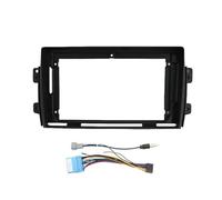 Habillage Tableau de Bord Kit D'adaptation Façade Tableau Bord pour Autoradio Android 9 Pouces pour Fiat pour Sedici 2005-2014(Frame Cable)